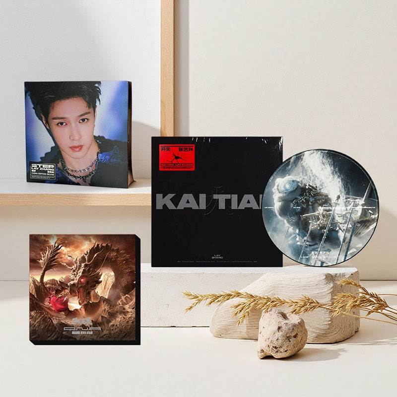 官方正版 张艺兴专辑实体唱片 STEP 开天画胶 海报小卡明信片周边