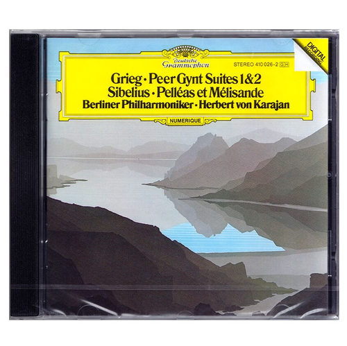 原装正版 GRIEG 格里格 培尔金特组曲/卡拉扬 CD进口碟片 4100262