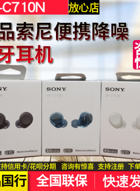 Sony/索尼 WF-C710N 降噪便携舒适真无线蓝牙耳机手机蓝牙耳机