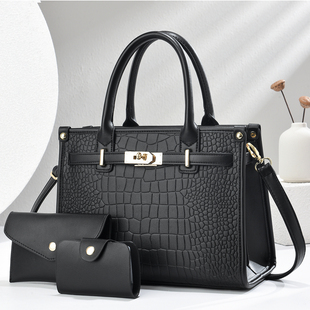 包包女2025新款时尚百搭大容量单肩斜挎包高级质感多件套手提女包
