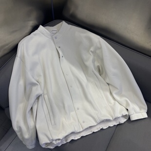 2026新款春装夹克珠地棉男短款立领外套时尚百搭上衣