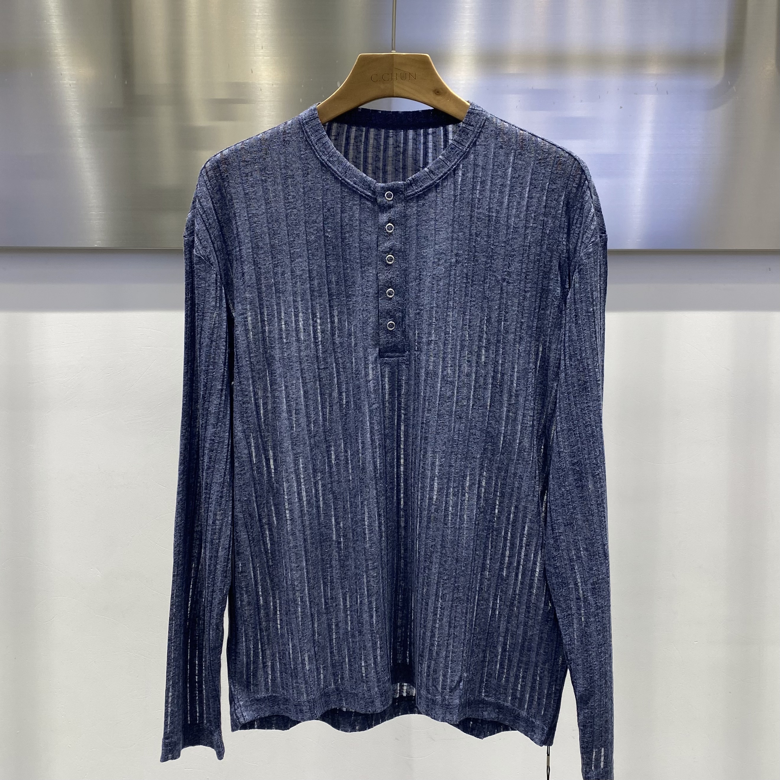 2026新款春装圆领针织衫男长袖毛衣时尚百搭上衣