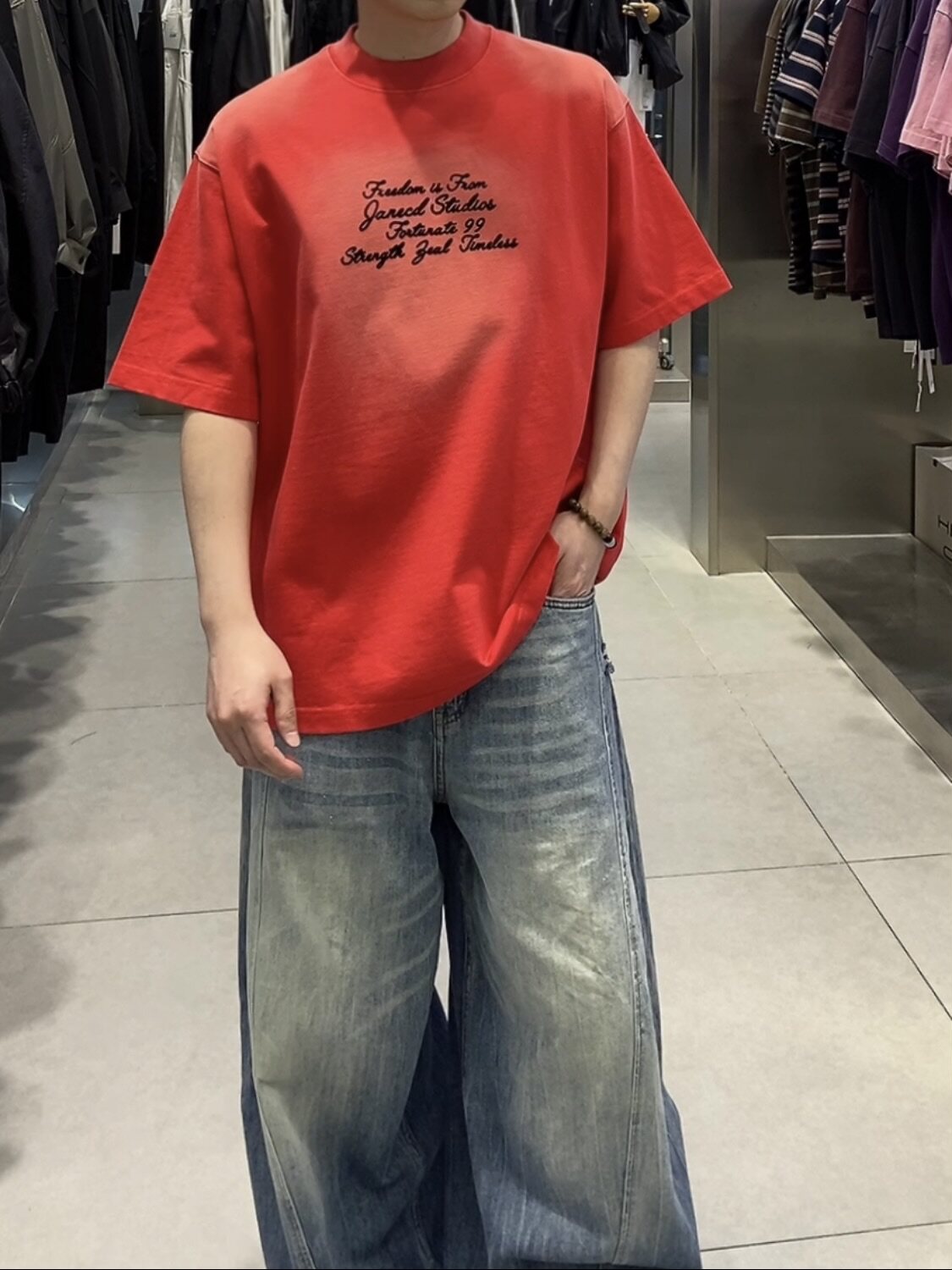 2026新款春装圆领短袖T恤男半袖上衣时尚百搭休闲宽松卫衣