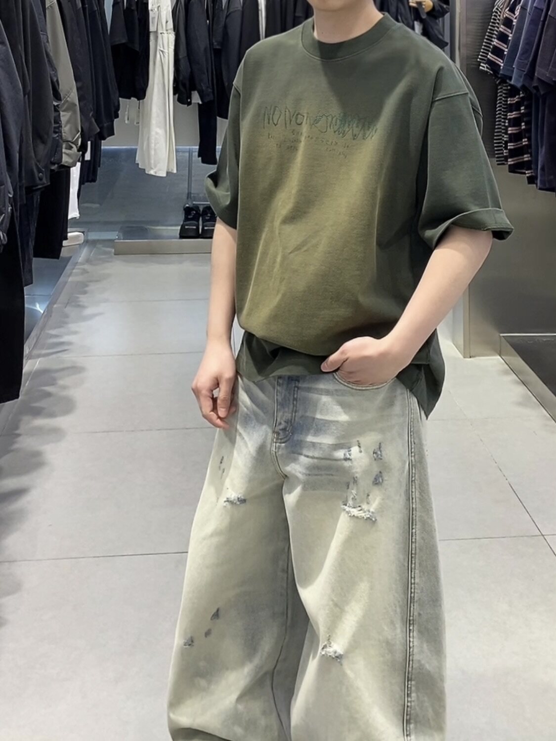 2026新款春装圆领短袖T恤男半袖上衣时尚百搭休闲宽松短袖