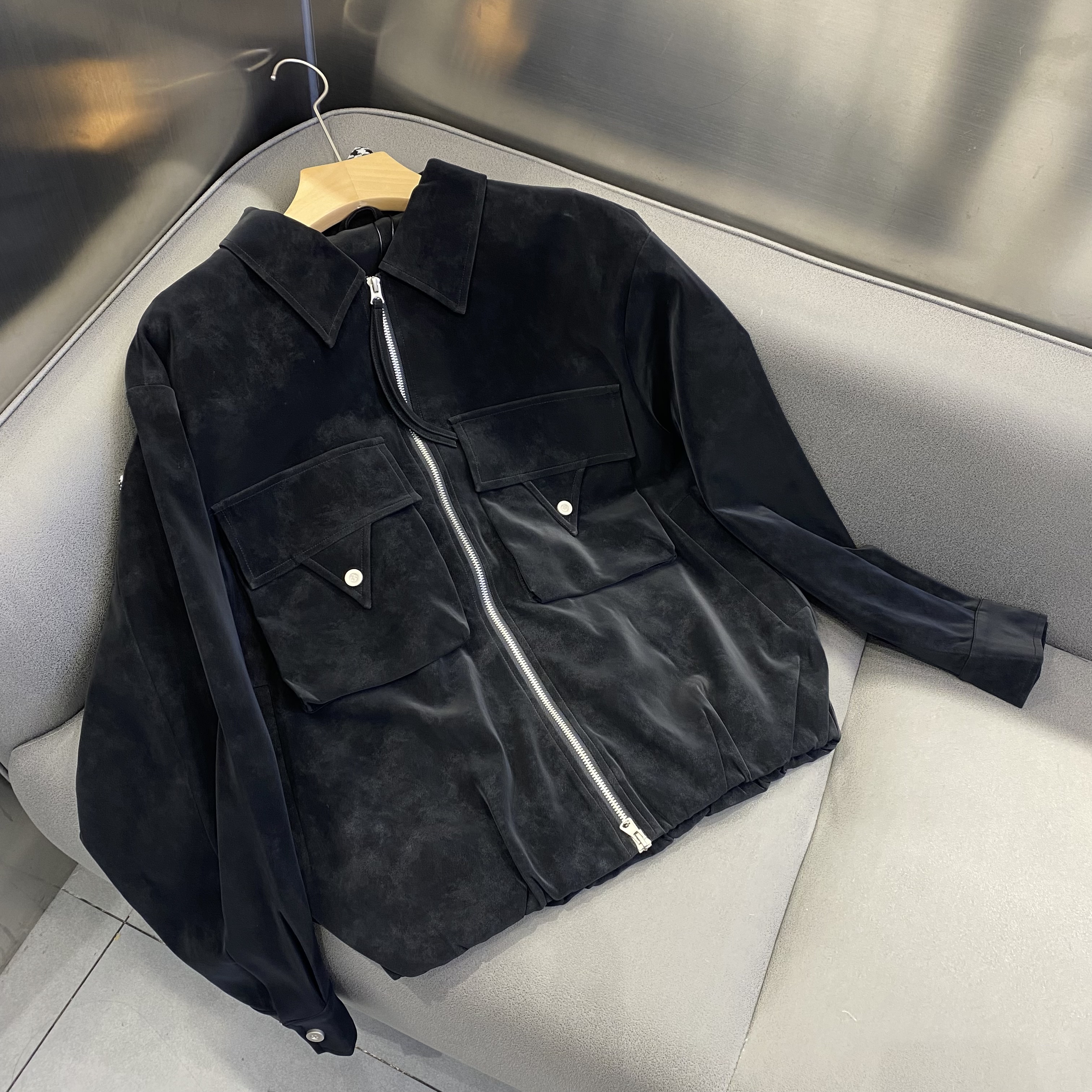 2026新款春装DATE夹克男短款立领外套时尚百搭上衣