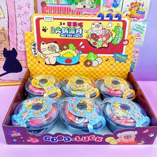 食玩diy火锅派对粘土新颖玩具创新玩具锻炼儿童动手能力亲子互动