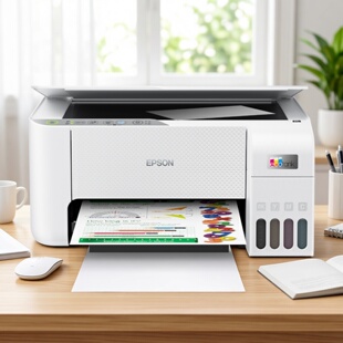 爱普生L3251 3558喷墨彩色打印机复印扫描一体家用无线远程 3258