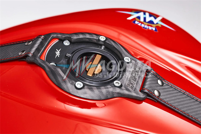 MV AGUSTA奥古斯塔SuperVeloce 800油箱皮带碳纤维油箱盖装饰