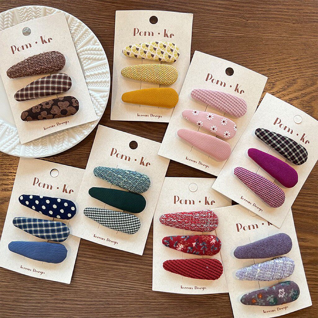 少女甜美立体海绵填充BB夹儿童气质碎花布艺刘海夹女童甜美碎发夹,童装/婴儿装/亲子装,发饰,淘宝优惠券,粉丝福利购,淘宝优惠卷