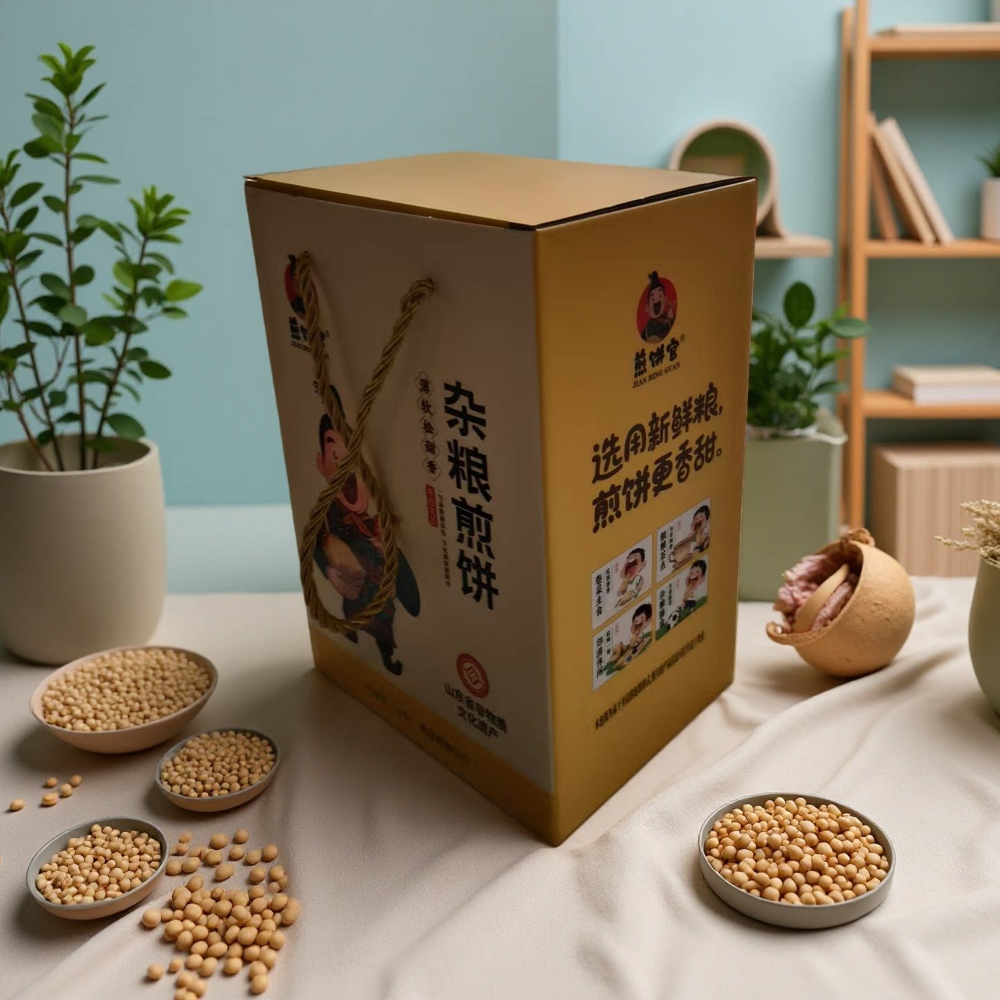 煎饼官东平煎饼包装香甜软糯