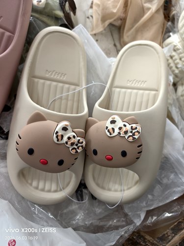 好好佳正品2026夏季女士Hello Kitty拖鞋新款凉拖鞋居家清货处理