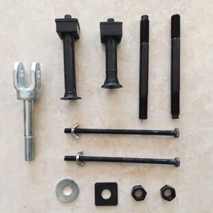 双头螺杆180预埋件悬挑梁工字钢配件悬挑梁配件外架悬挑预埋件