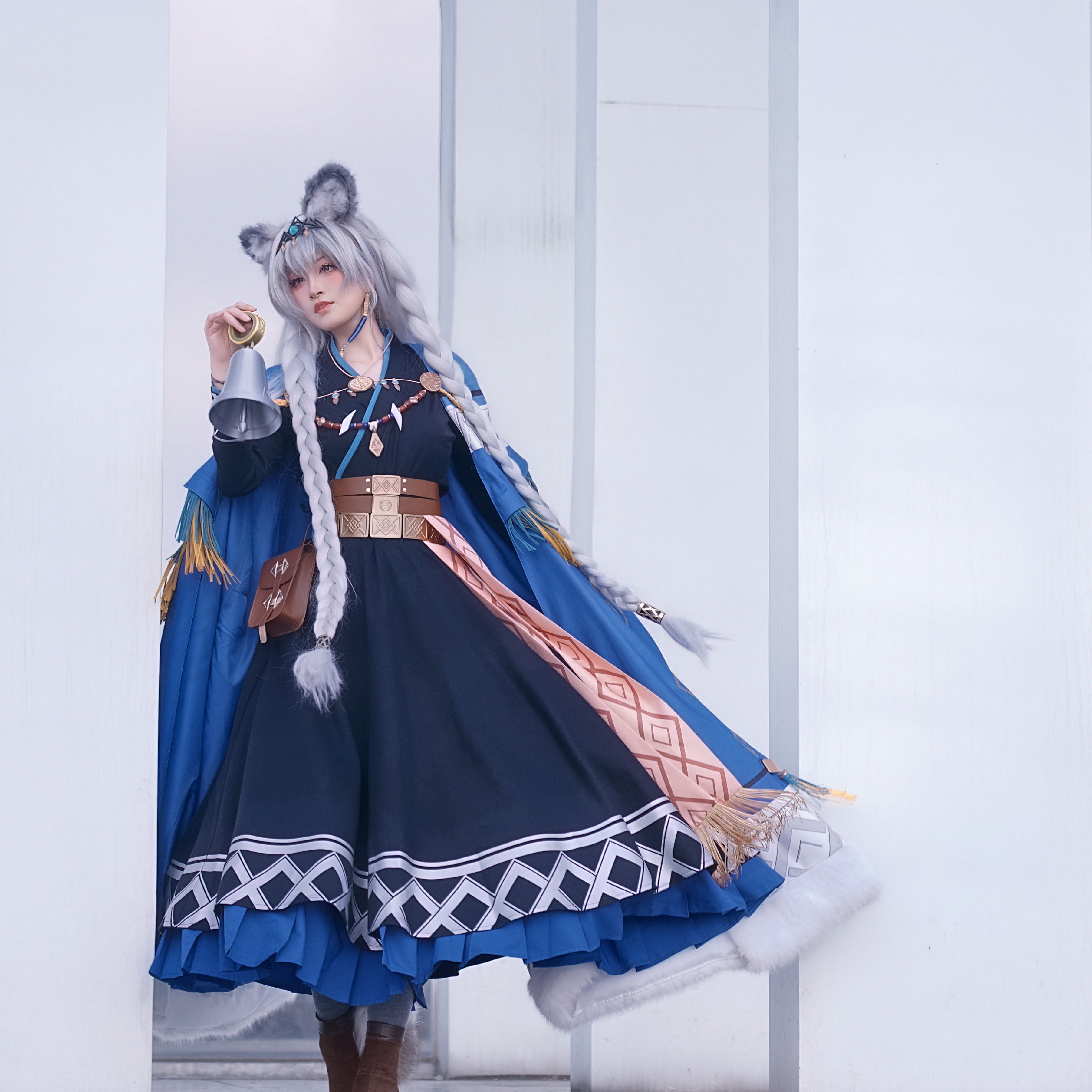 星领域明日方舟圣聆初雪cos服Cosplay女装/