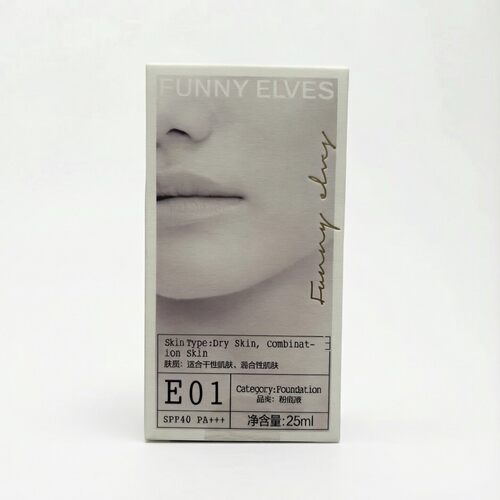 粉底液E01干性肌肤混合性肌肤修饰肤色持久正品25ml