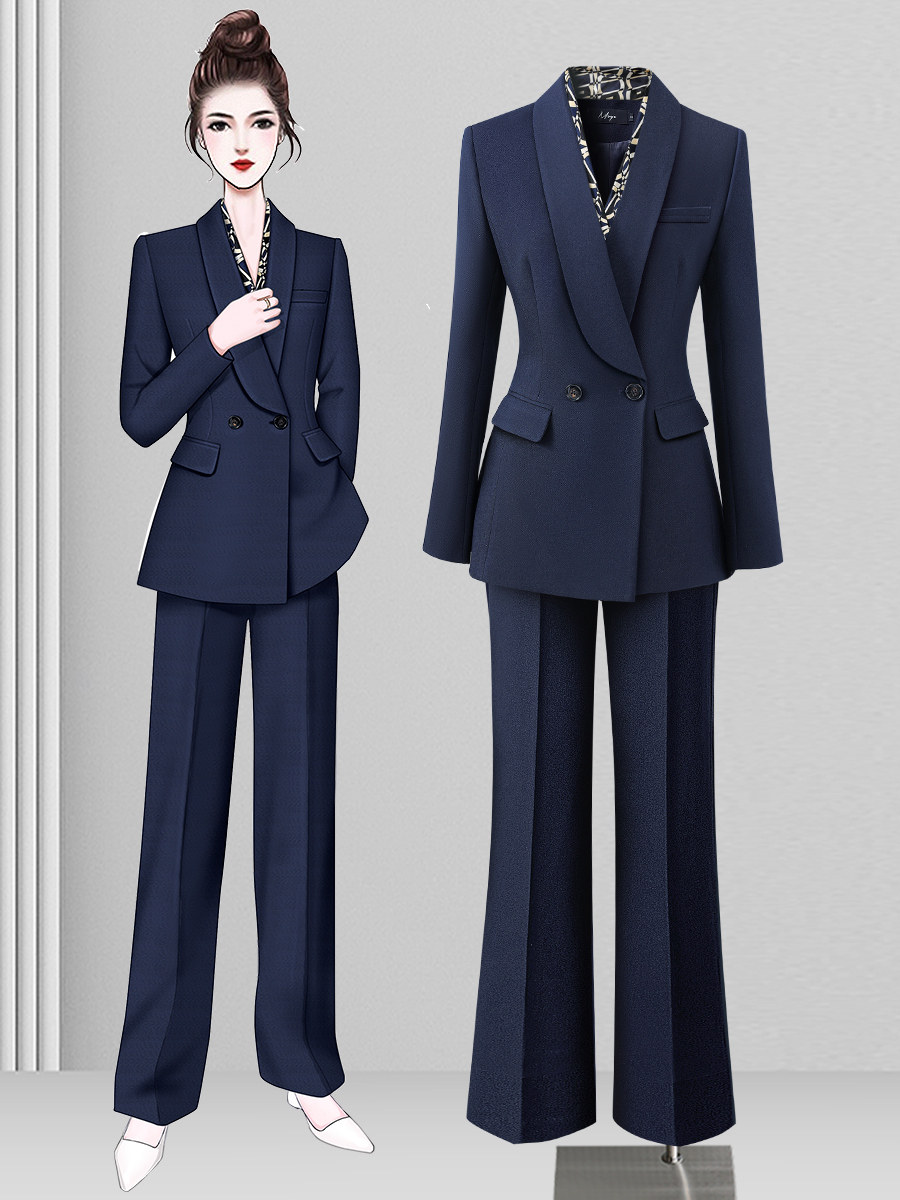 职业西装套装女高端秋春气质通勤休闲西服外套正装行政经理工作服