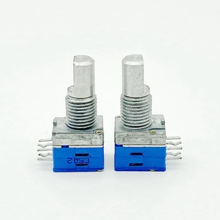 RK09型C5K 耳放功放音响音量调节C502柄长15mm 6脚双联精密电位器