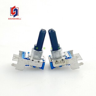 昇威RK14型7脚双联电位器B100K带中点 调音台合成器功放声音调控