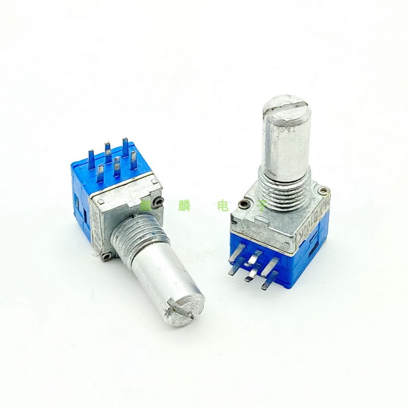 HT电位器B100K15mm圆轴音箱6脚