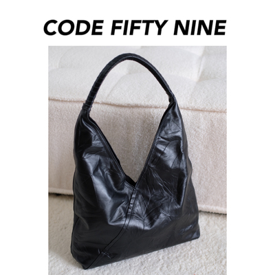 【No.59 】秋季法式慵懒随性大容量高颜值小众设计手抓纹托特包