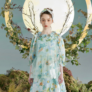 CHARFEN朝峰复古气质无袖 3077T 百搭打底背心马甲上衣女CFD3A300