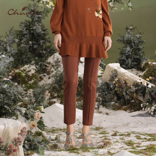 CHARFEN朝峰气质修身显瘦九