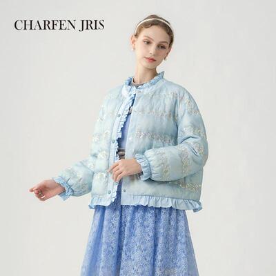 CHARFEN冬季新款复古气质羽绒服