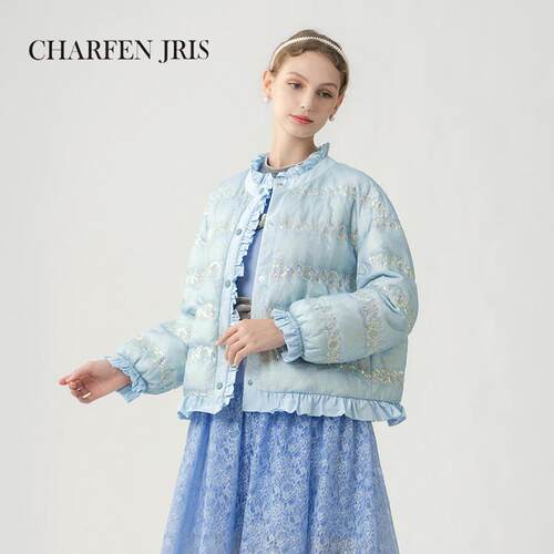 CHARFEN冬季新款复古气质羽绒服