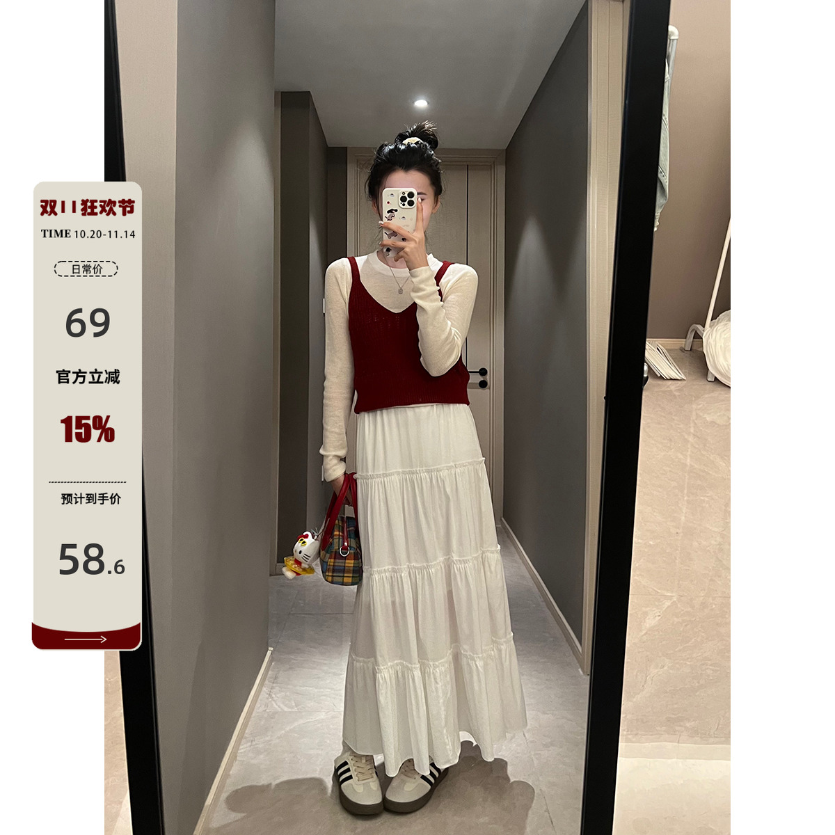 liyu李鱼鱼羊毛v领套头小众