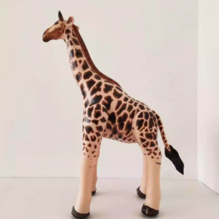 儿童动物园充气仿真长颈鹿恐龙美国新潮流新款 饰品生日礼物 卡通装