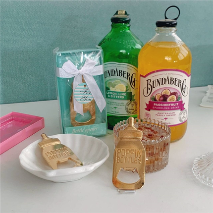 厨房家用奶瓶形状小工具合金开瓶器啤酒饮料开盖神器精美实用礼品