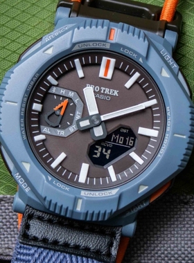 卡西欧太阳能手表 GSHOCK白山限定款户外徒步防水手表男 PRJ-B001