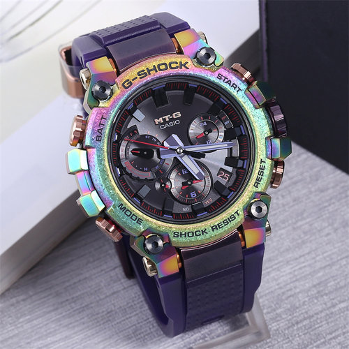 黑悟空卡西欧40周年限定 GSHOCK极光光能电波蓝牙手表男MTG-B3000