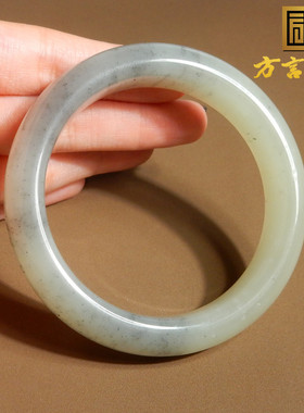 方言点墨青花半壁江山58mm手镯