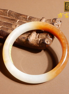 新疆且末料糖白玉卡55mm正装手镯