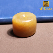 巨漏方言和田玉新疆且末老坑料高脂糯黄金糖玉桶珠勒子DIY吊坠A6