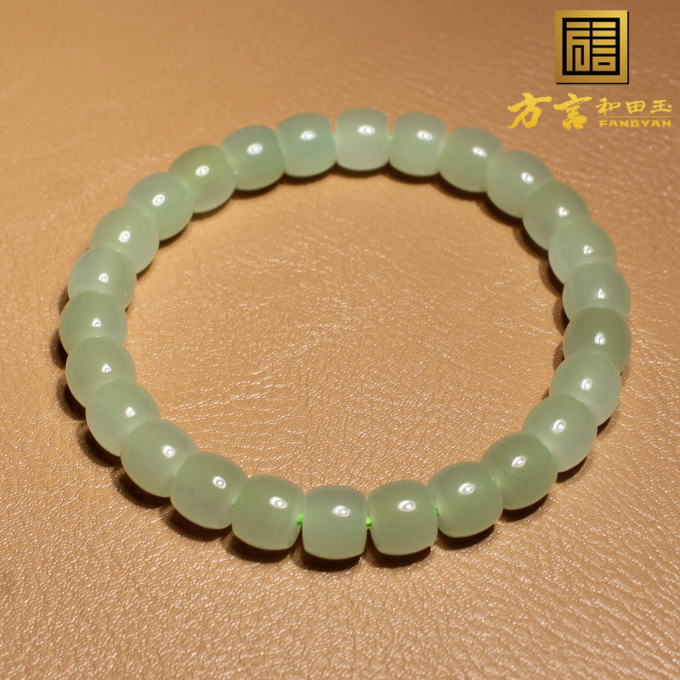 青海料高冰晴水卡8mm手串手链