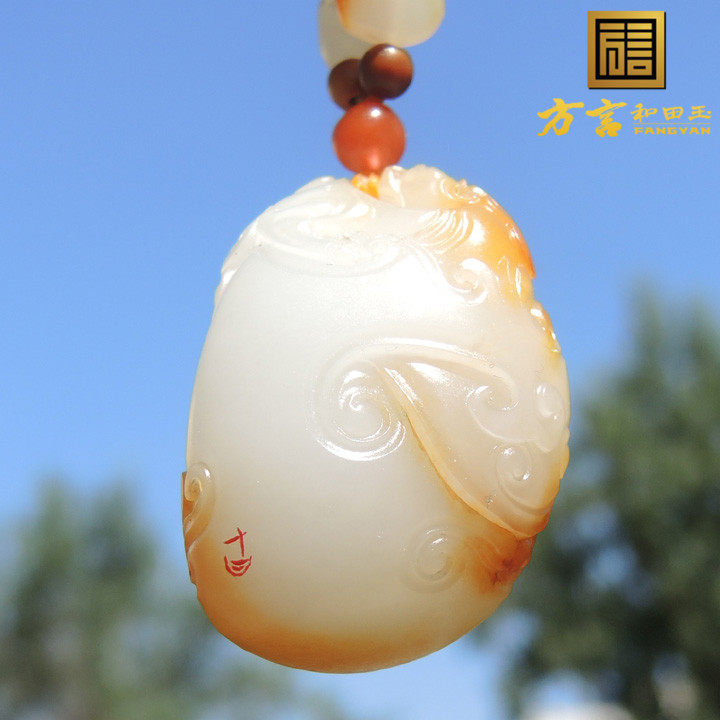 方言和田玉精品珍稀钊羊脂玉籽料