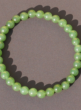 方言和田玉俄无黑点冰底果绿碧玉