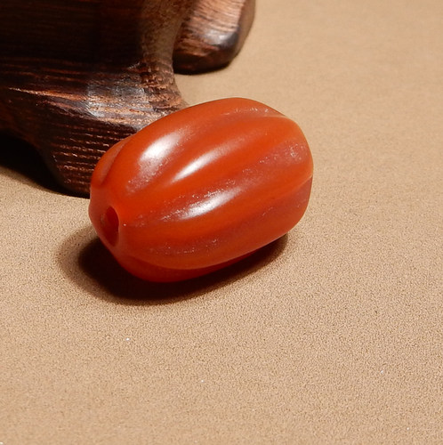 藏传南瓜珠红天珠玛瑙念珠散珠