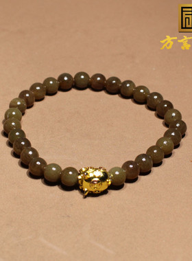 方言和田玉新疆且末糖6mm手串