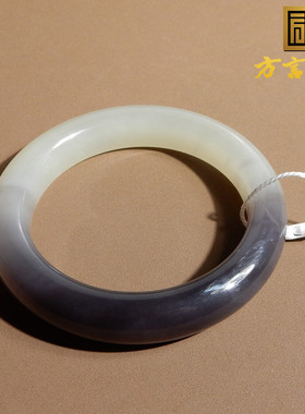 青海帝王紫半壁江山56mm正装手镯