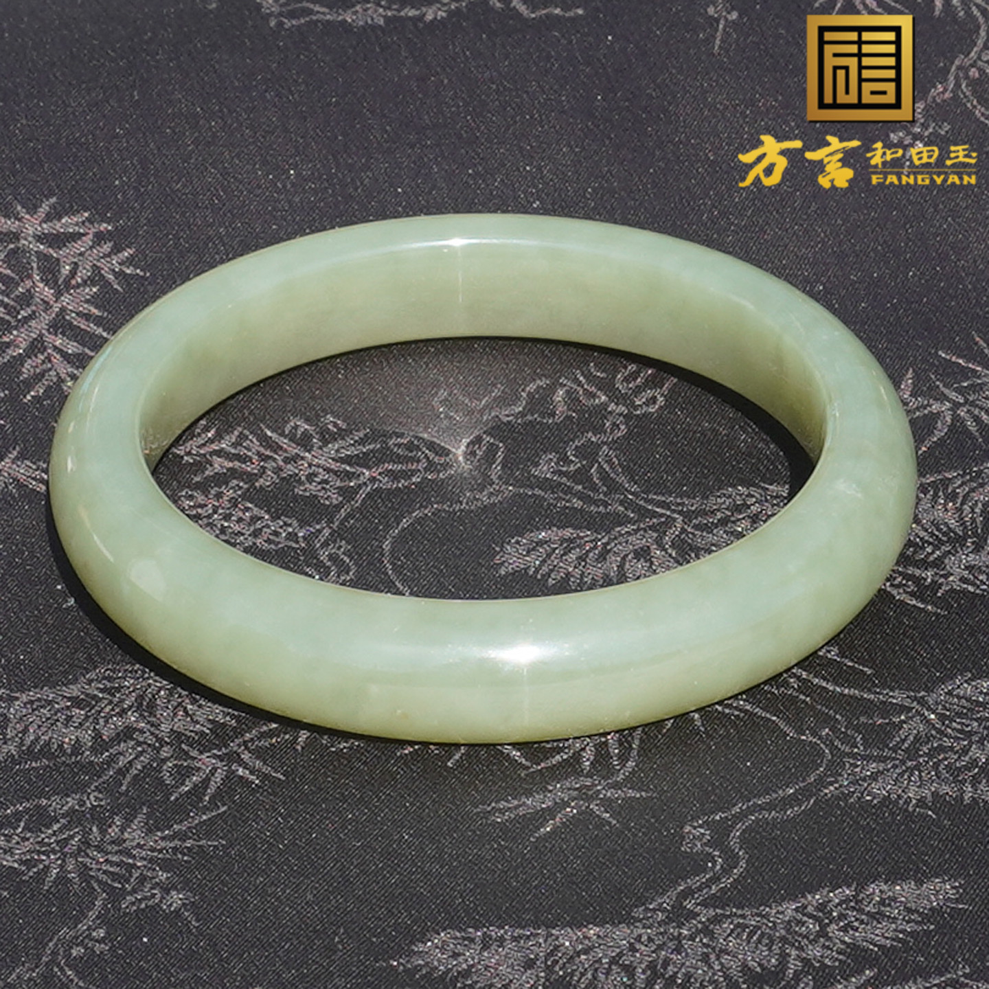 和田玉新疆油润高脂青黄口料手镯