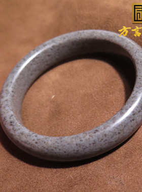 放漏方言和田玉放漏佩戴级青海料野牛沟桂花糕草花意境60mm手镯X5