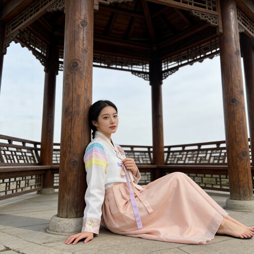 朝鲜族民族风大长今女宫廷礼服