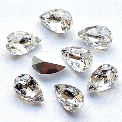 尖底白钻国产蛋形配饰水滴钻