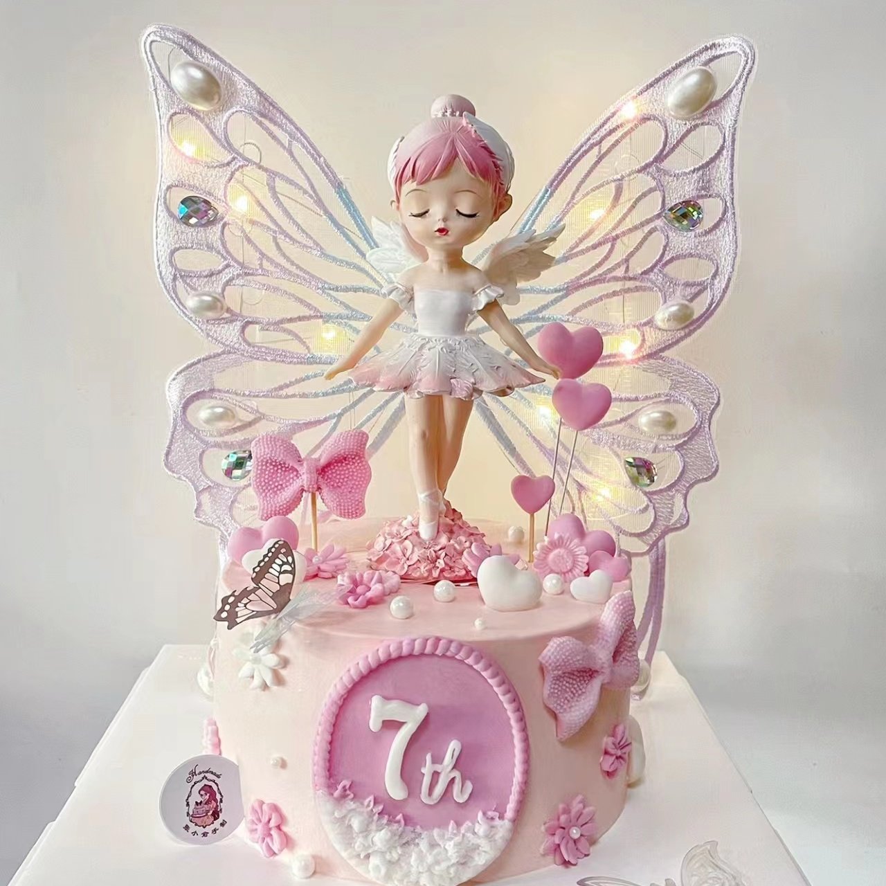 贝拉公主蛋糕装饰配件道具站立站姿贝拉芭蕾舞公主天使烘焙配件