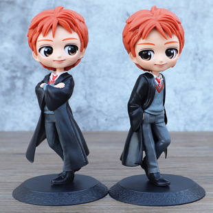 Qposket 哈利波特周边乔治弗雷德韦斯莱双子兄弟手办摆件模型公仔