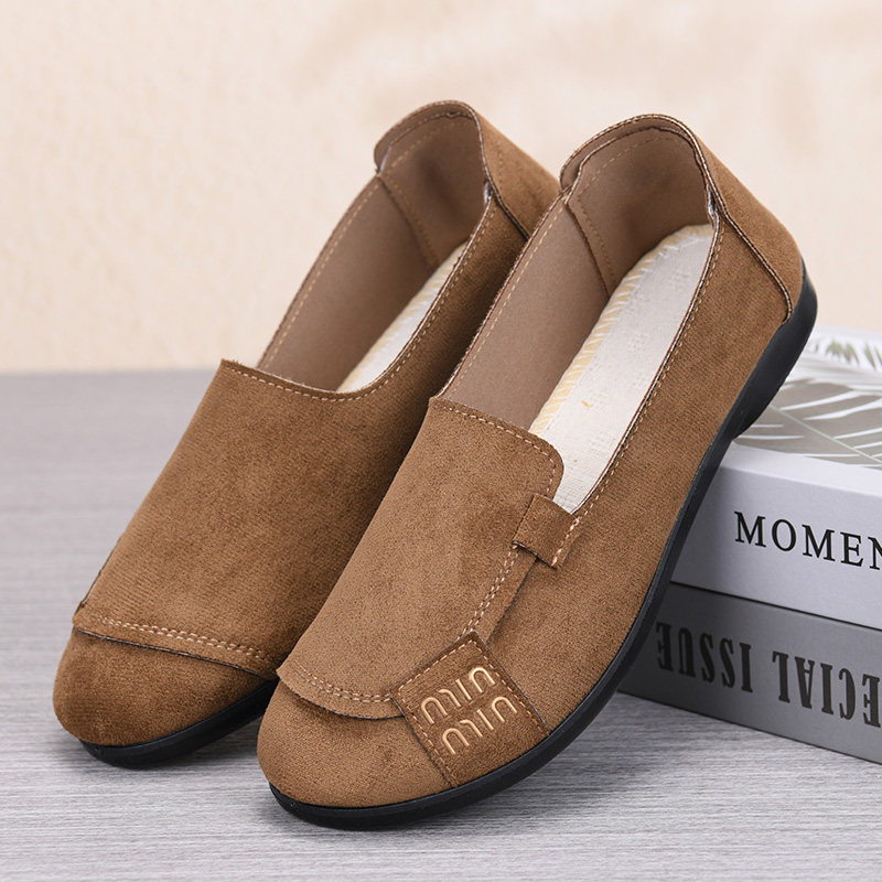 春秋新款老北京布鞋女浅口百搭妈妈鞋平底轻便休闲鞋女士懒人单鞋,女鞋,浅口单鞋,淘宝优惠券,粉丝福利购,淘宝优惠卷