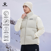 KELME卡尔美棉马甲男款 户外运动立领保暖百搭坎肩外套女 秋冬新款