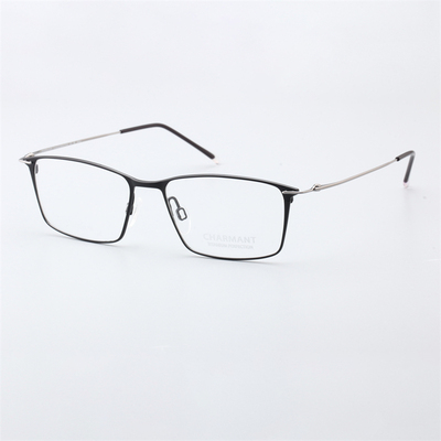 CHARMANT夏蒙钛近视眼镜架高端商务方框百搭经典眼镜架CH10389